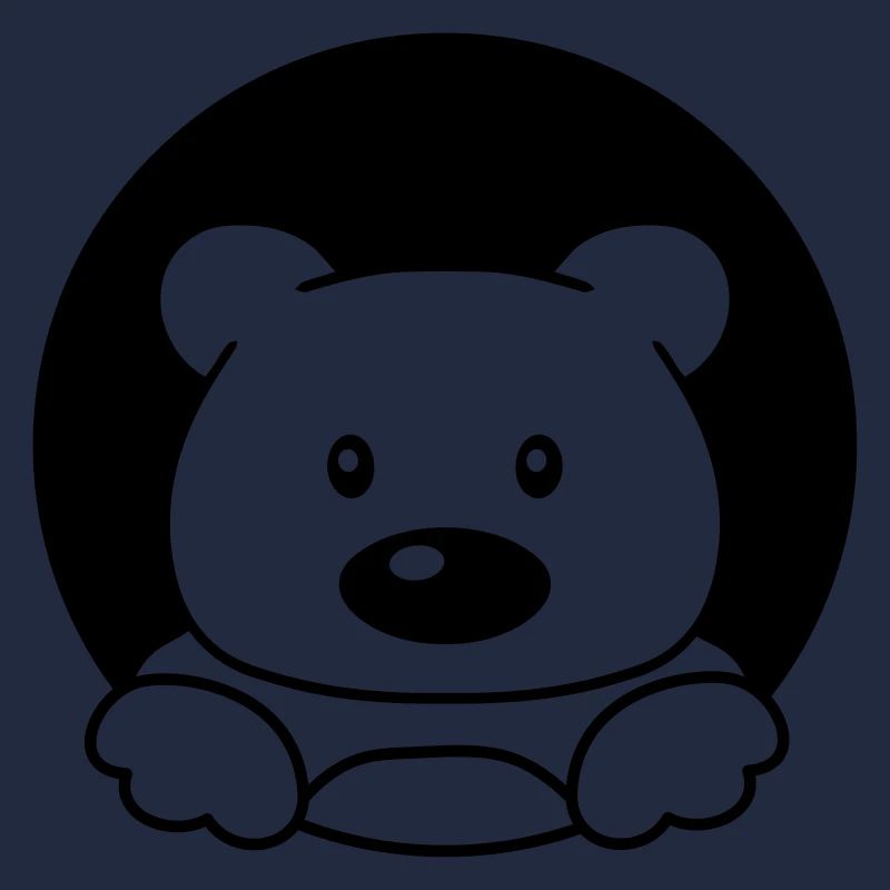 Ours en peluche trou
