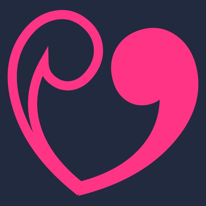 Heart comma