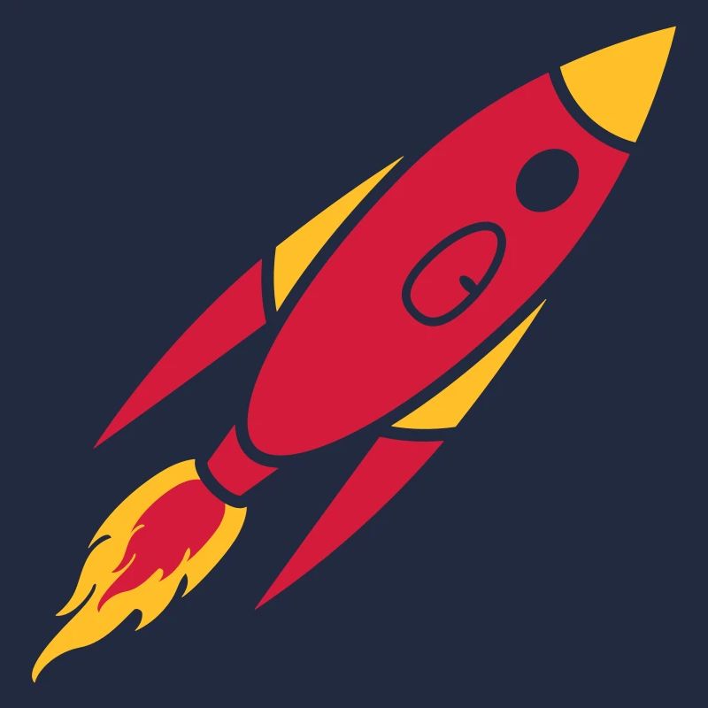 Clipart Rote Rakete