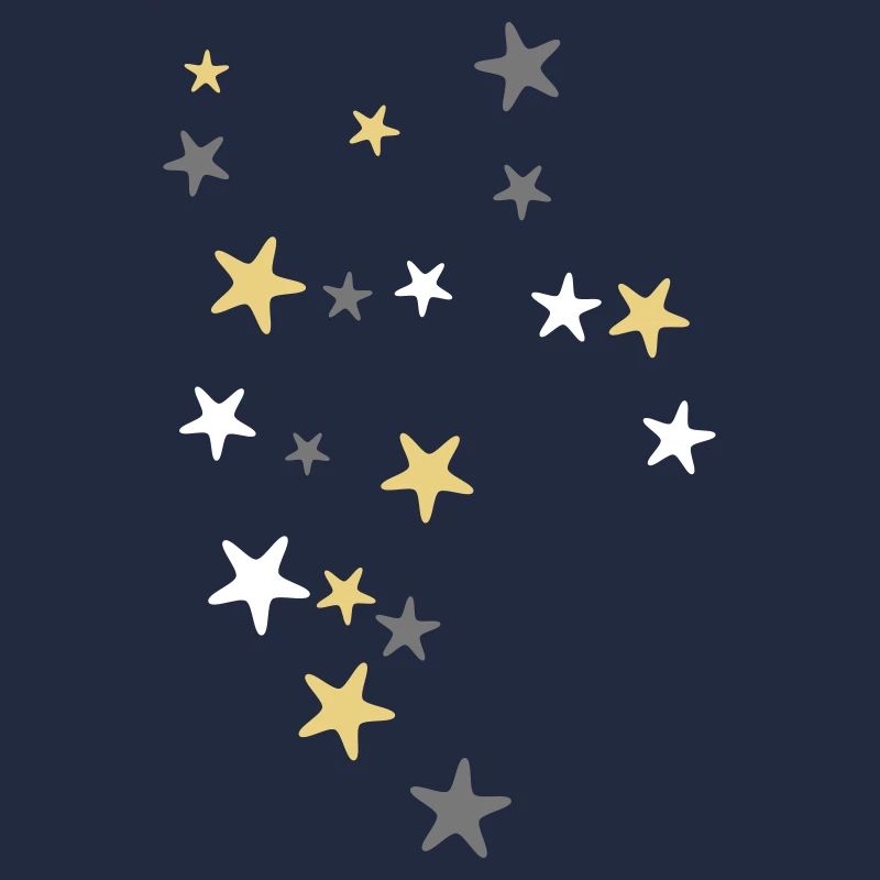 Étoiles de Noël - trois couleurs