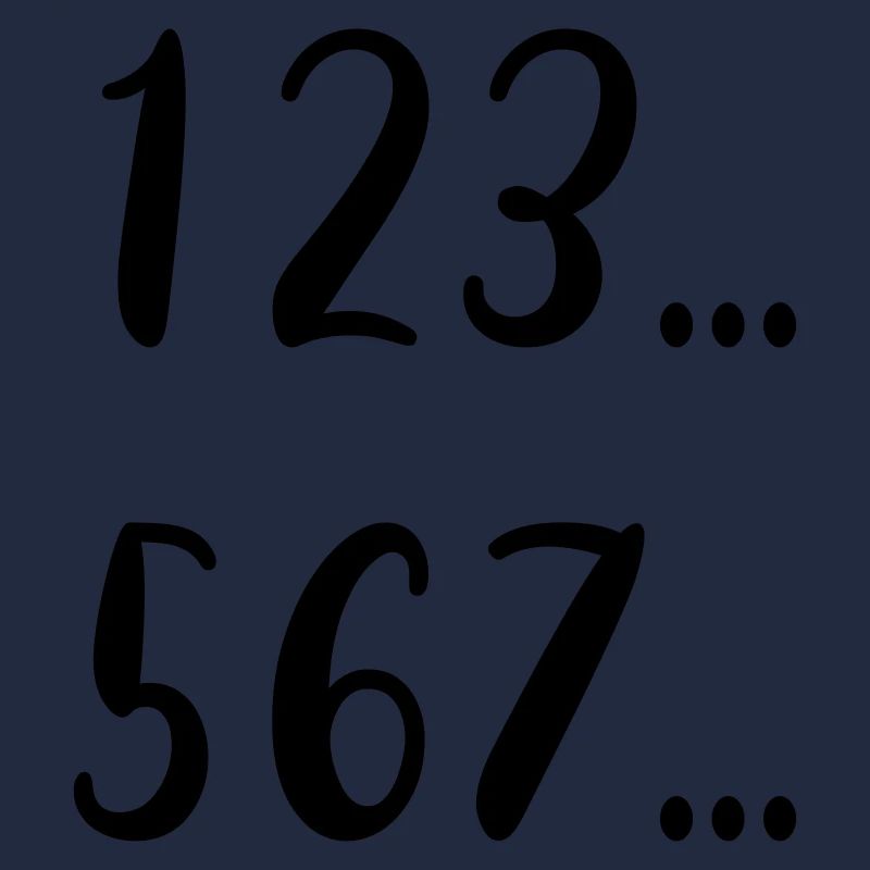 123 ... 567 ... Salsa Cubana Design. Conception de la danse.