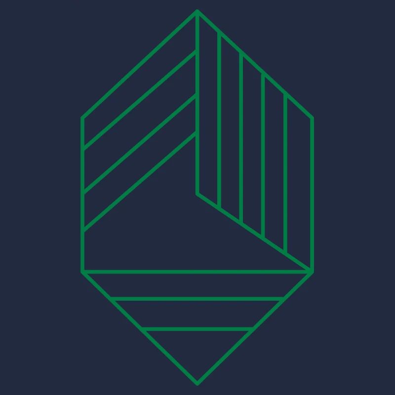 diamant avec lignes