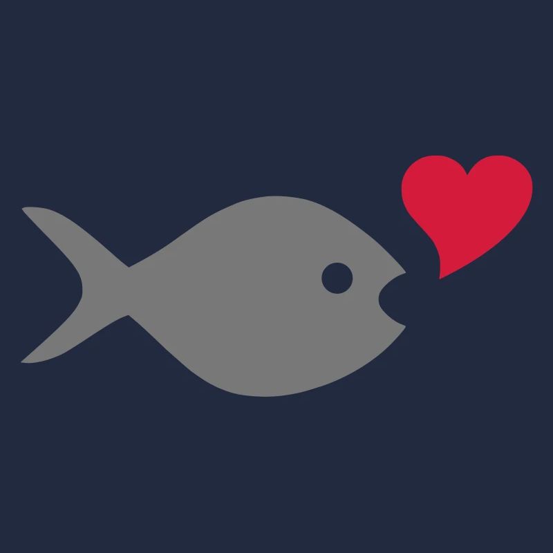 ★ design colors changeable ★ fish, heart, air bubble