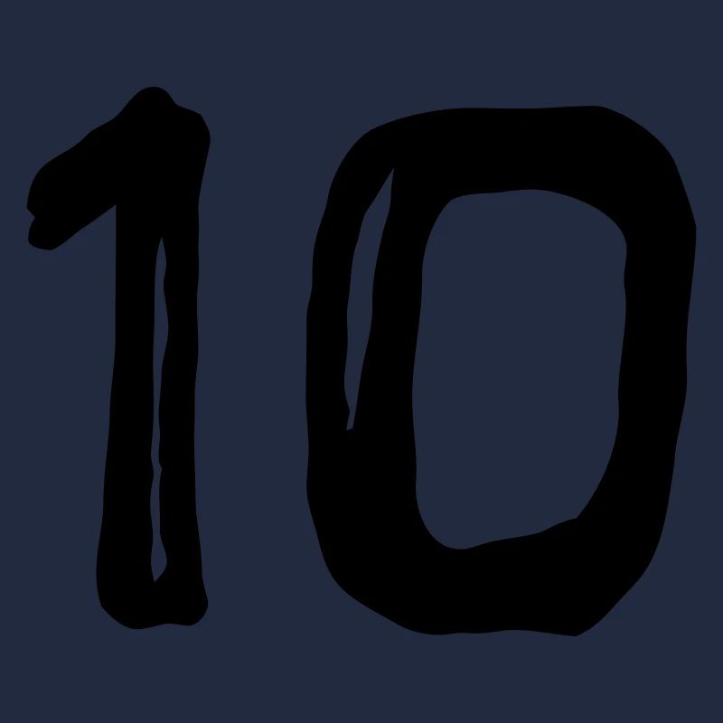 Numéro de maillot - Dix