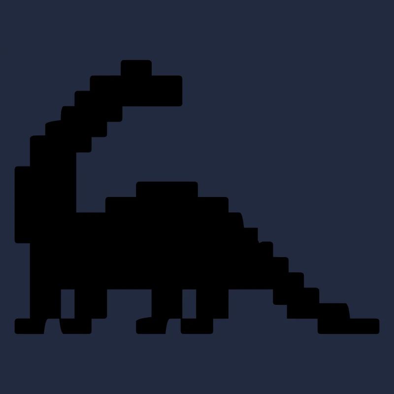 Dinosaure Brontosaure Pixel