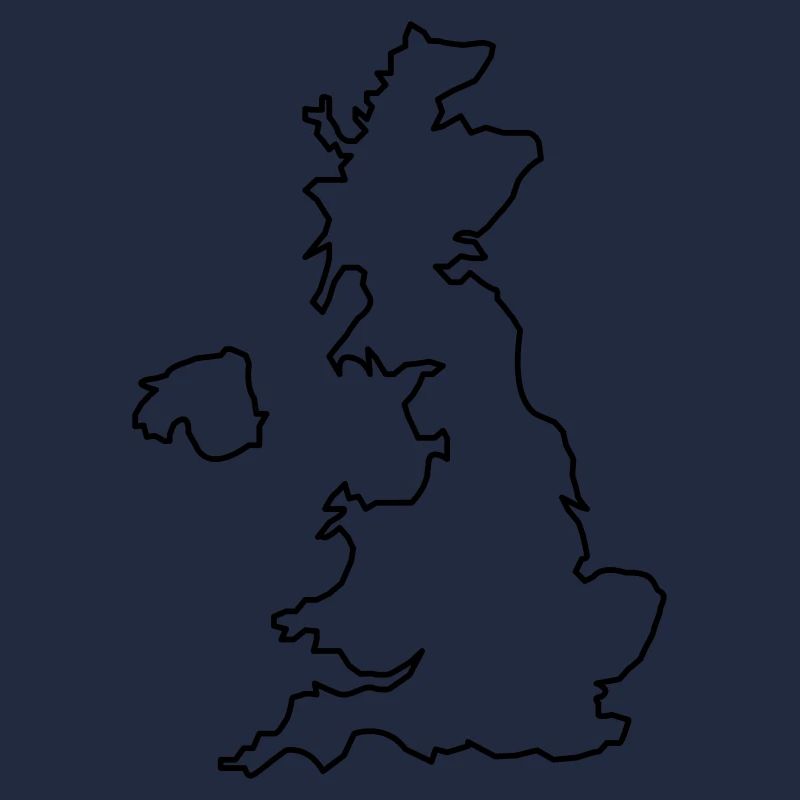 contour de l'Angleterre