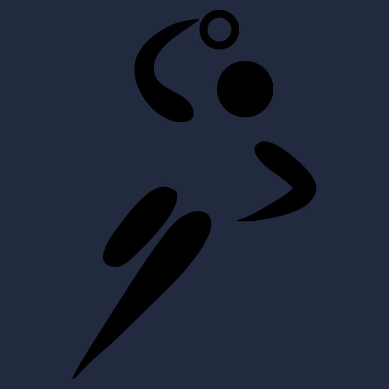 Handball Strichmännchen Grafik