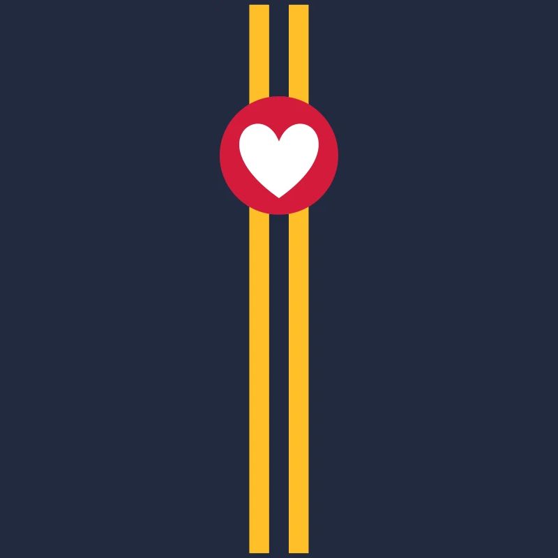 ★ couleurs de conception interchangeables ★ 2 lignes, cercle et coeur