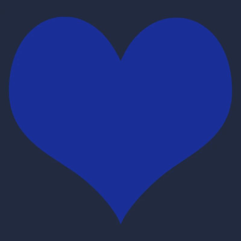 Cœur bleu