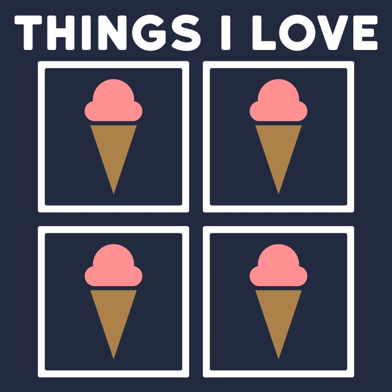 Choses que j’aime (crème glacée)