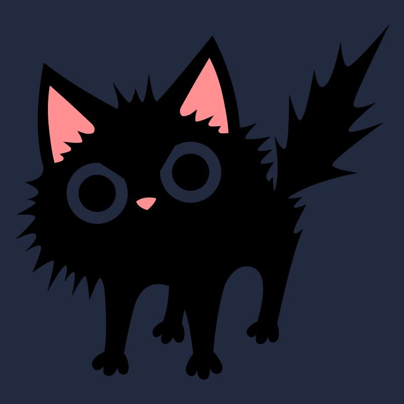 Schwarze Katze