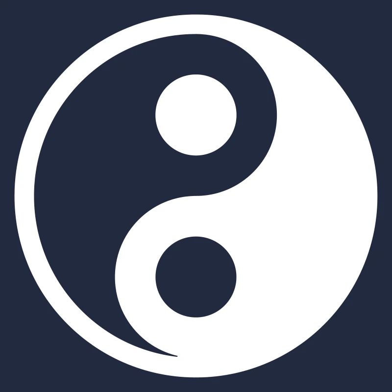 Yin Yang Vector Perfect Harmonic Personalize