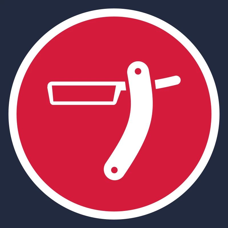 Cercle de barbier de rasage