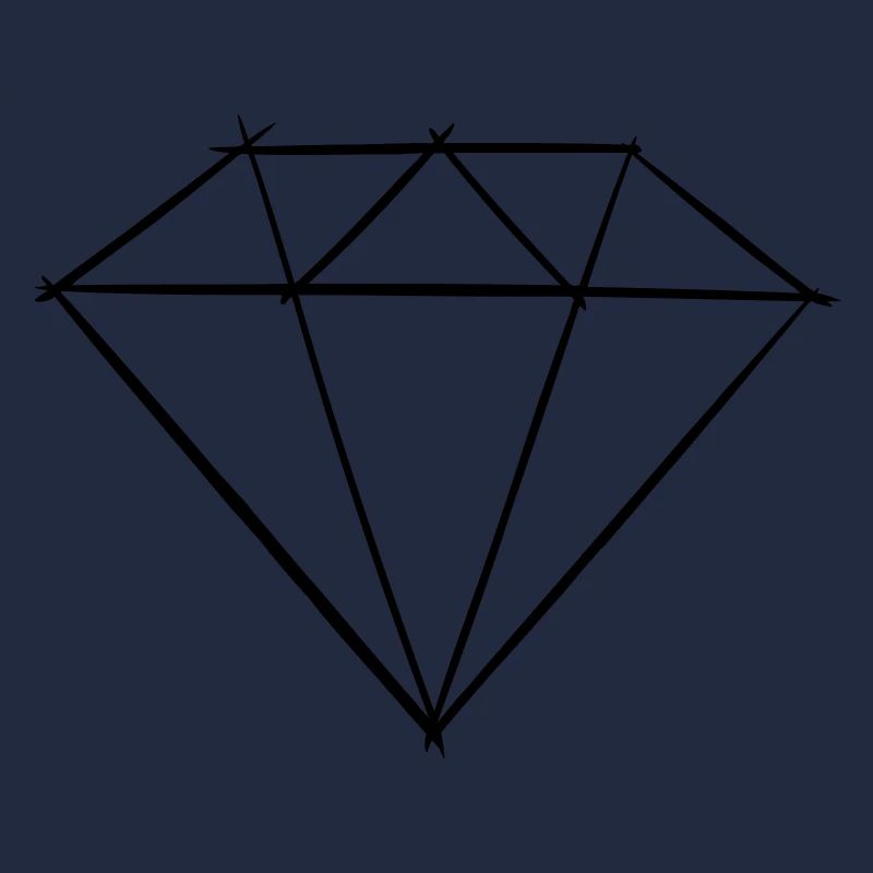 Edelstein Symbol Zeichnung
