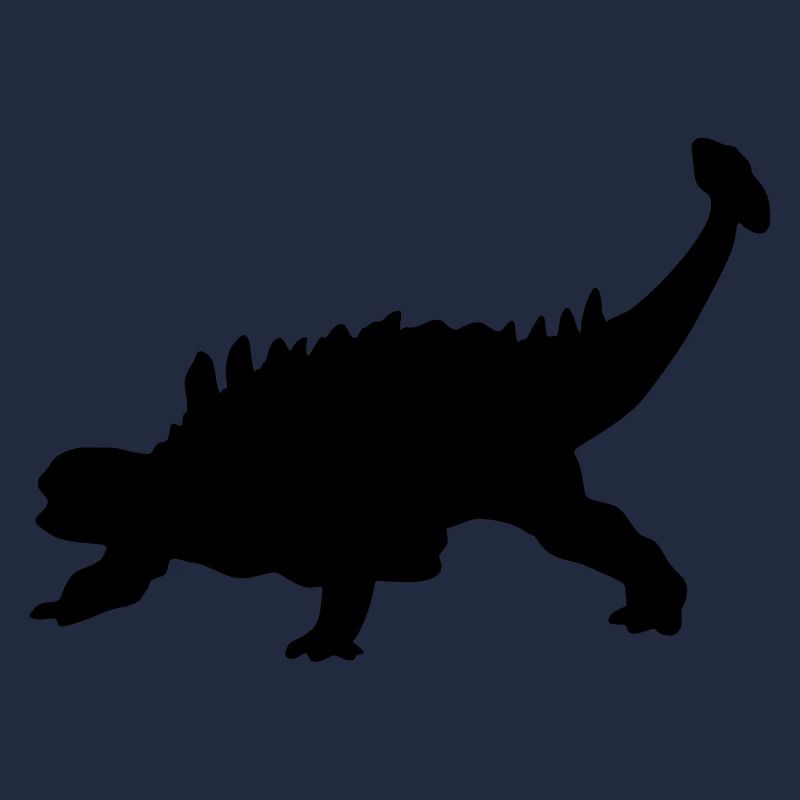 Ankylosaurus silhouette de dinosaure