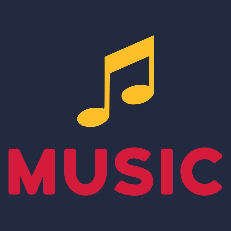 ★ Designfarben änderbar ★ Music (Note)