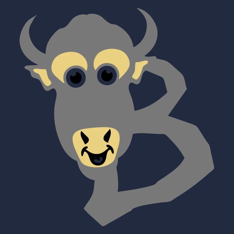 bison lettre b dessin 511