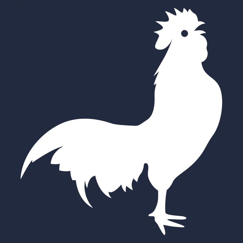 Silhouette d’animal coq