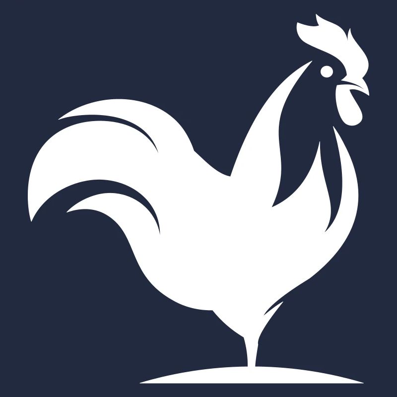 Silhouette d’animal coq