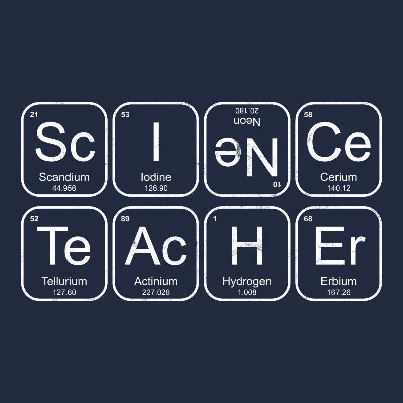 Science Teacher Chemical Elements