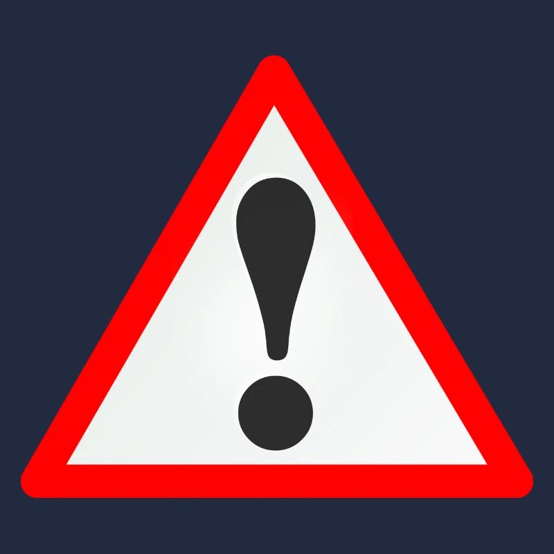 Warning sign / Exclamation mark / Warning / Attention