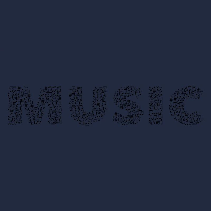 Music text written in notes.