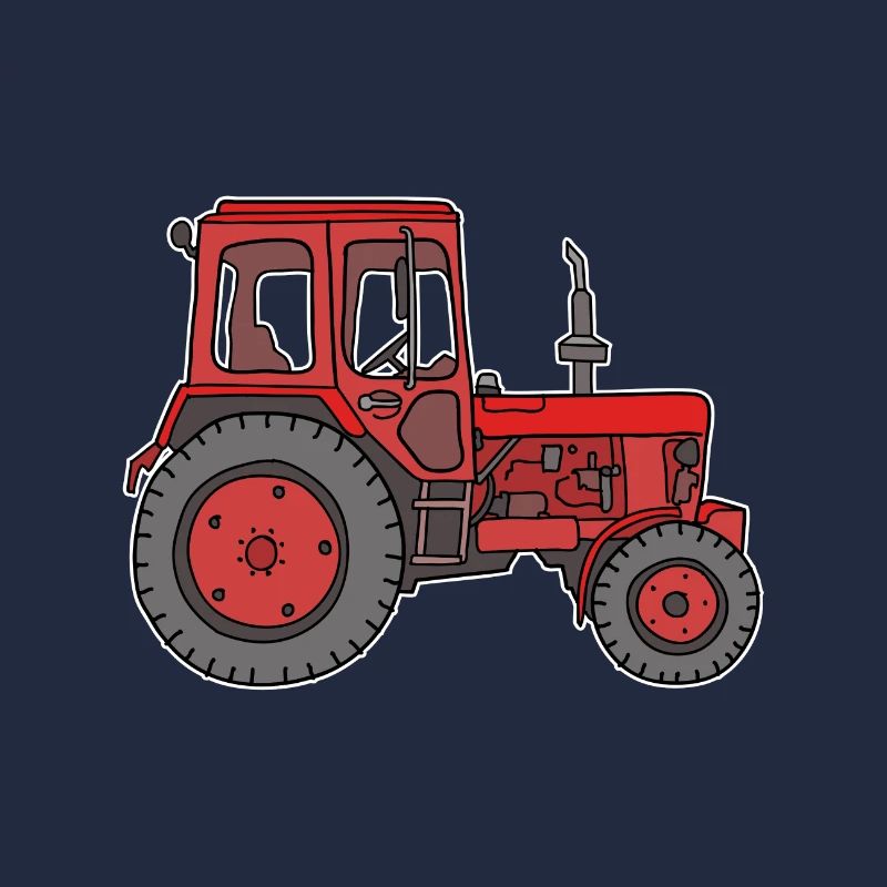 Red tractor