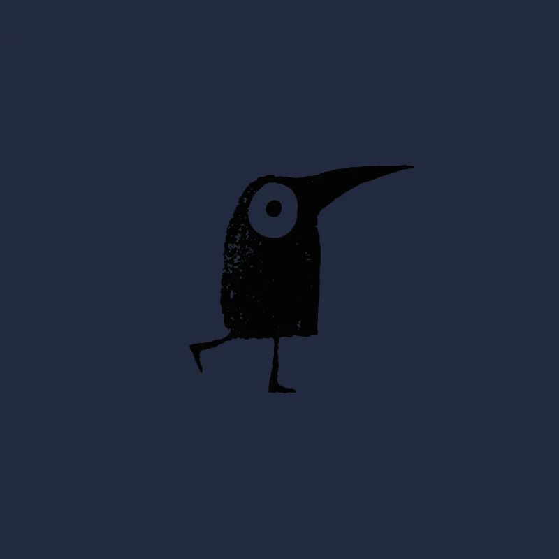 funny birds walking