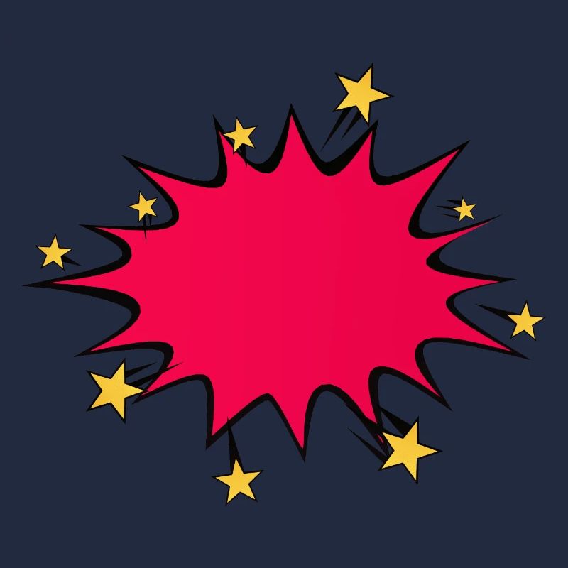 bulle explosion etoile eclate dessin
