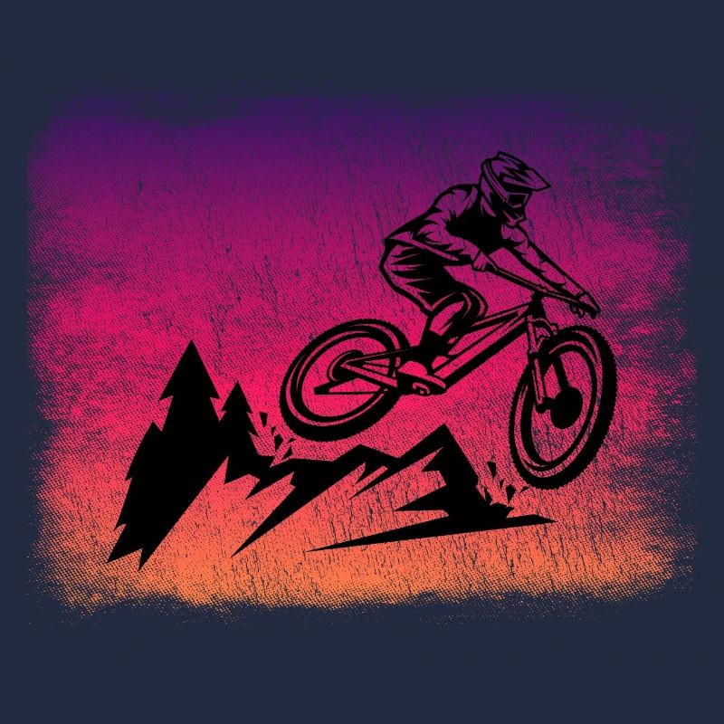 Downhill VTT simple trail
