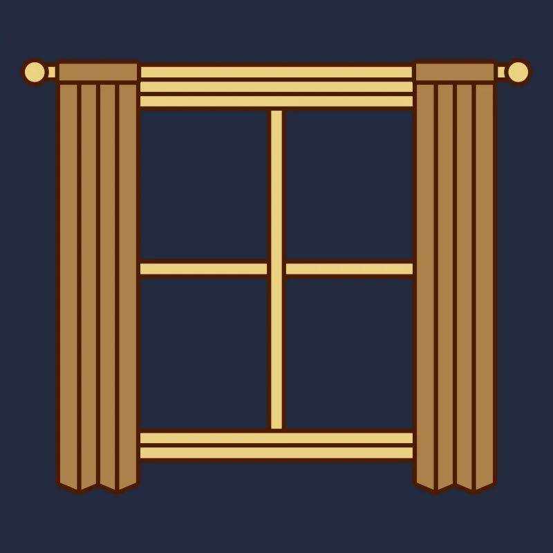 Conception de rideau de fenêtre en bois