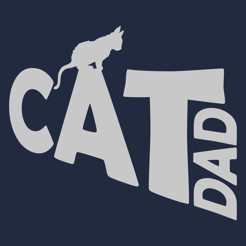 Conception du logo Cat Dad