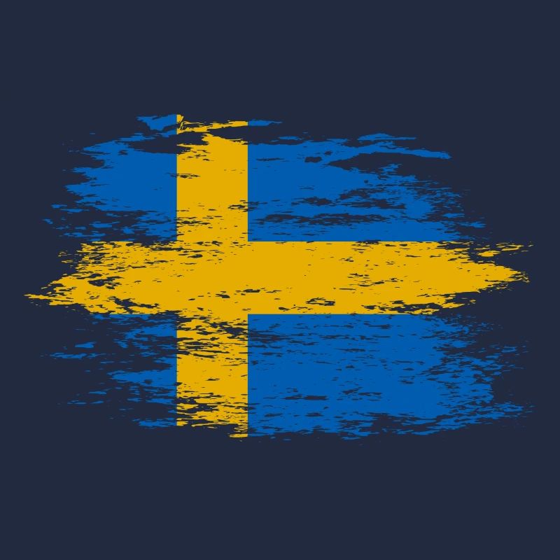 Drapeau de la Suède utilisé