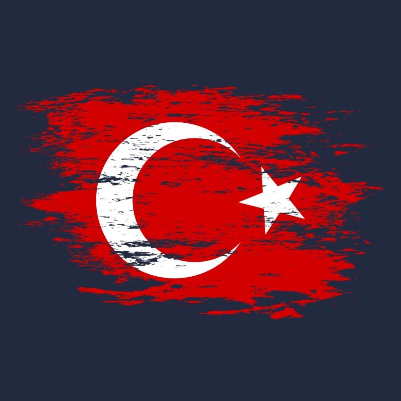 Drapeau de la Turquie utilisé