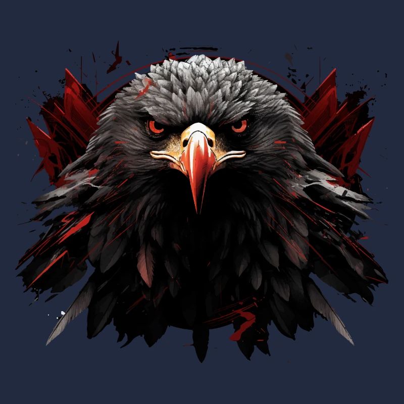 Tête d’aigle d’aigle Golden Eagle Design