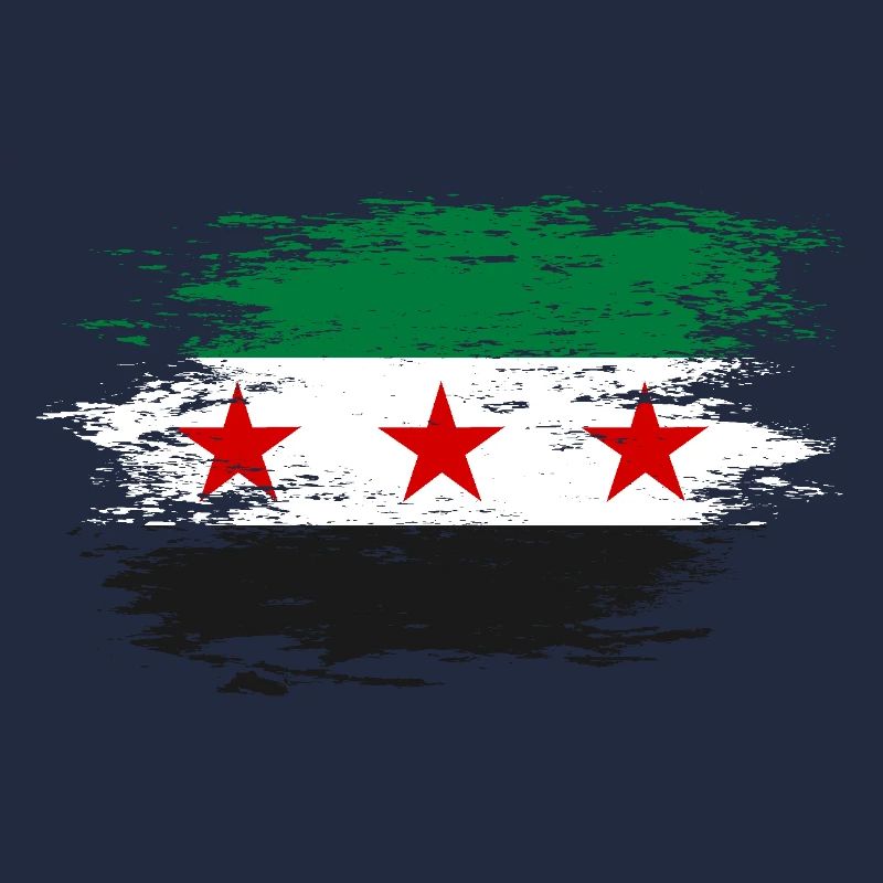 Drapeau syrien utilisé