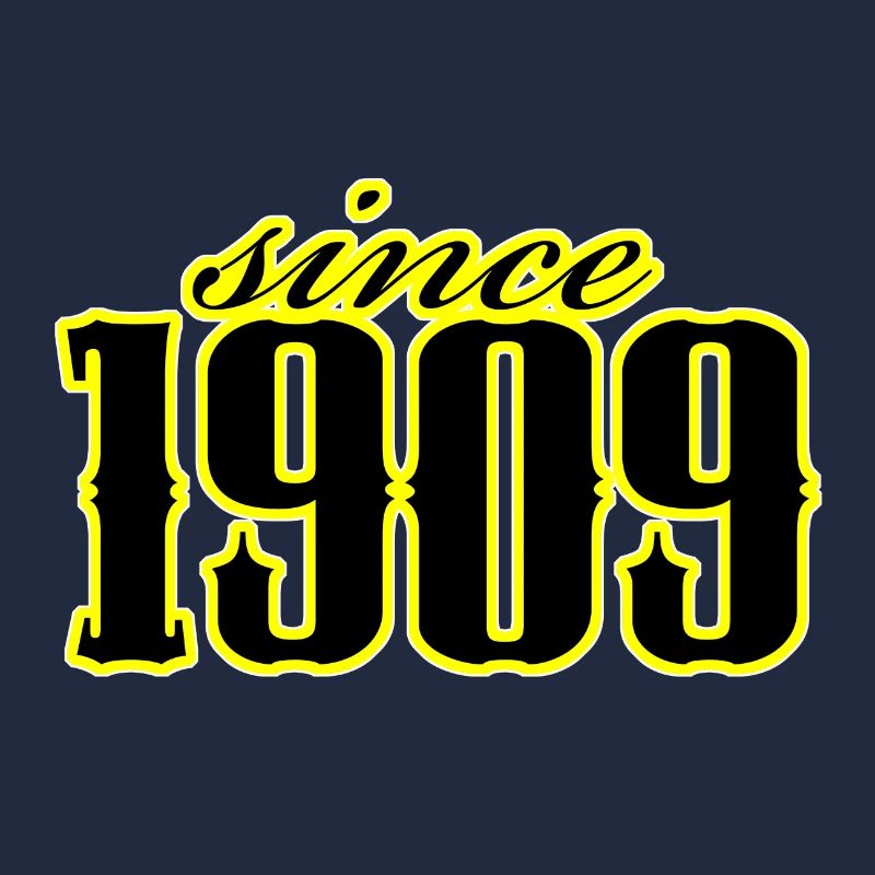 since 1909 (black)
