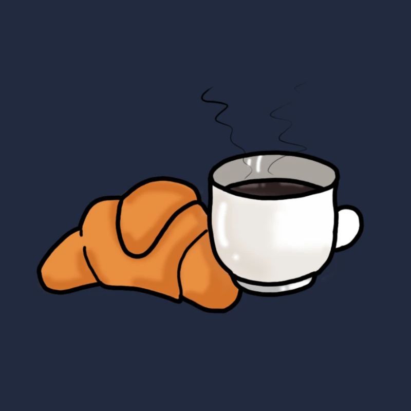 Café et croissant