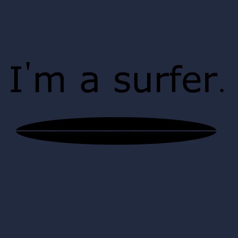 I m a surfer black