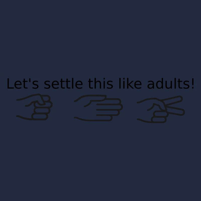 Lets Settle wie Erwachsene!