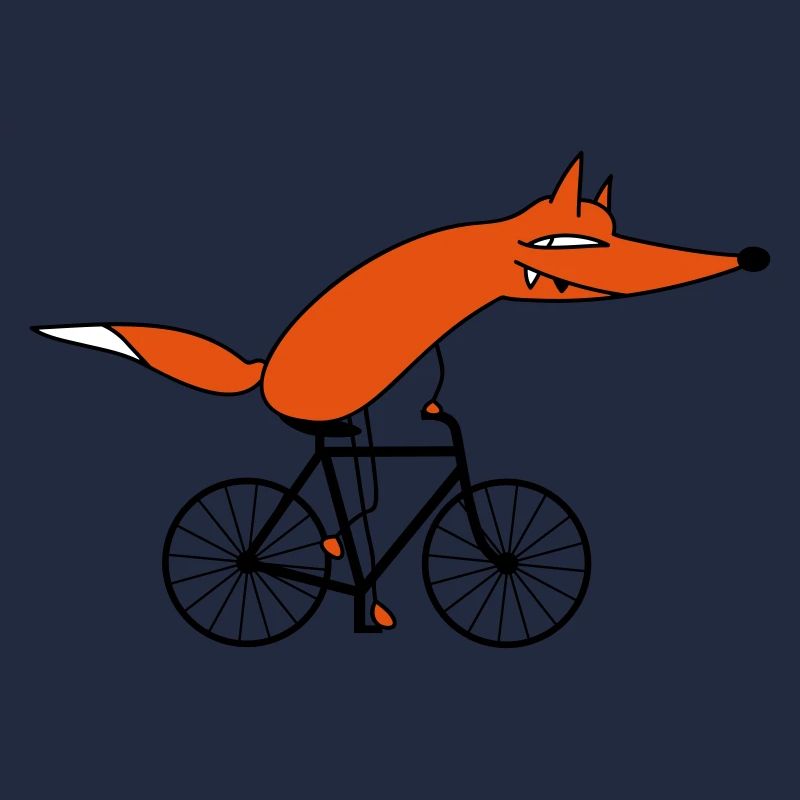 Schlauer Fahrradfahrer (c)