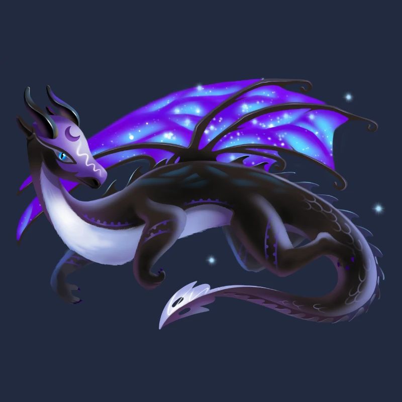 Magischer Nacht Drache - Drachen der Elemente