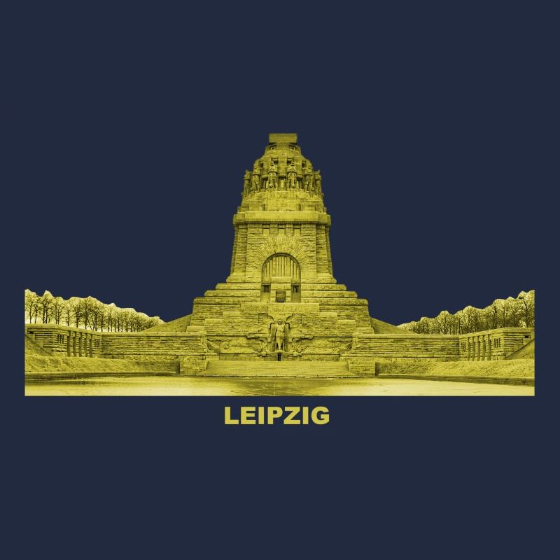 Leipzig Bataille des Nations Monument Saxe