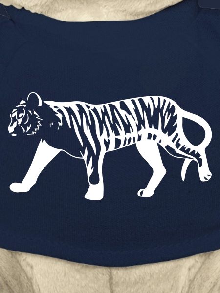 Stilisierter Tiger mit Tiermuster