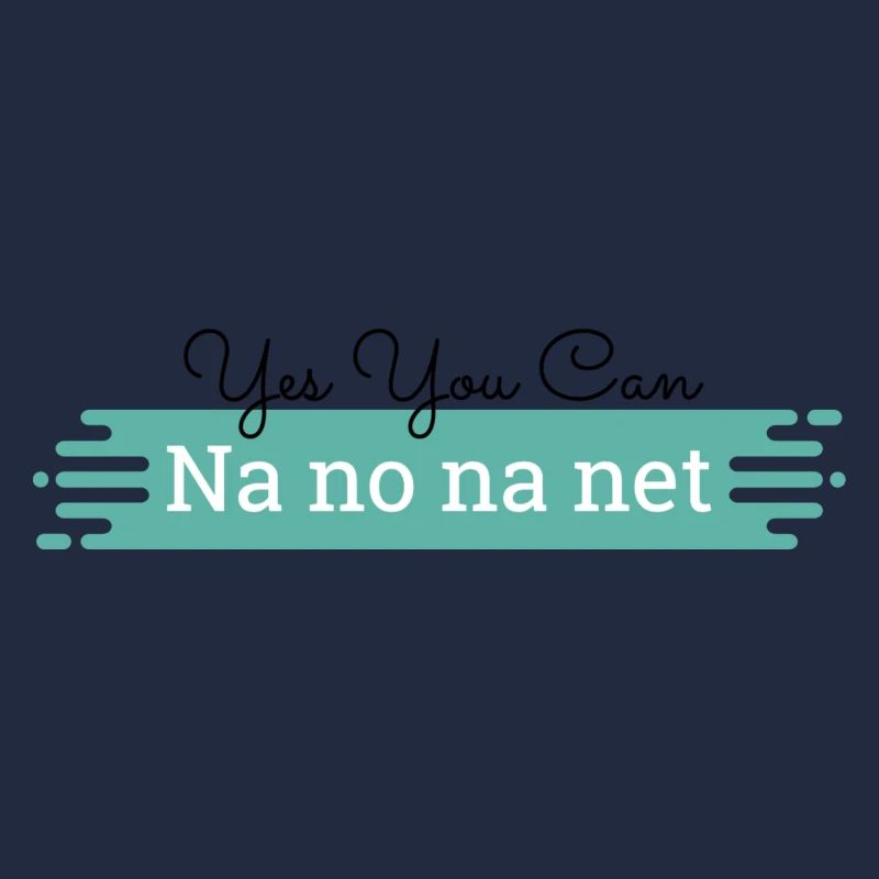 Na no na net - schwarzer Text