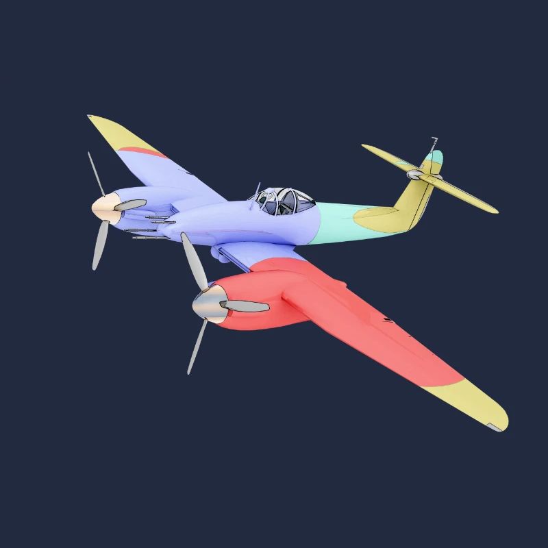 Britisches Jagdflugzeug WW2