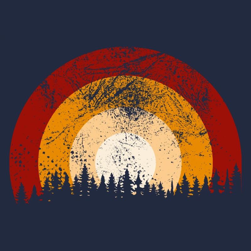 Paysage rétro