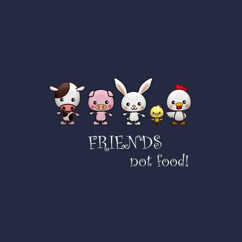 Des amis pas de la nourriture