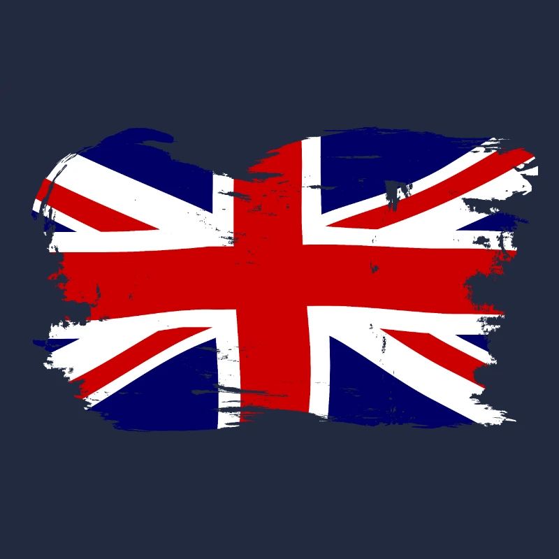 Drapeau britannique de l’Union Jack avec grunge