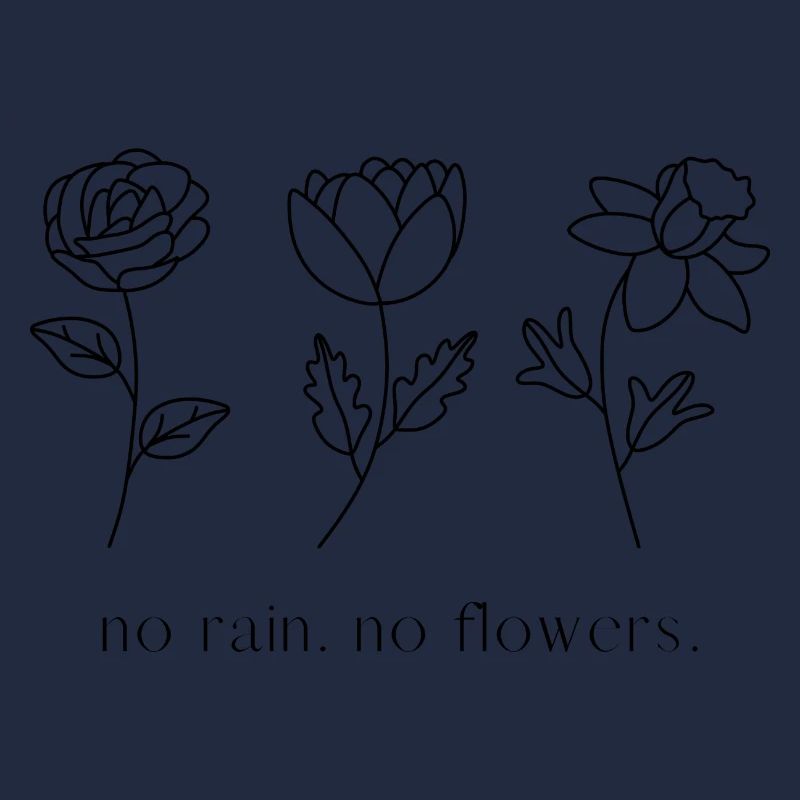 Pas de pluie pas de fleurs